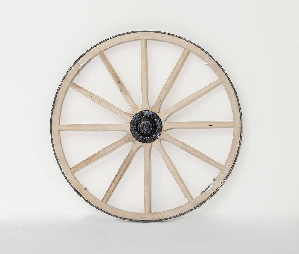 Set Amish Pony Pull Cart Wagon Wheels Bearings Wooden Buggy Outdoor Rubber Metal eBay